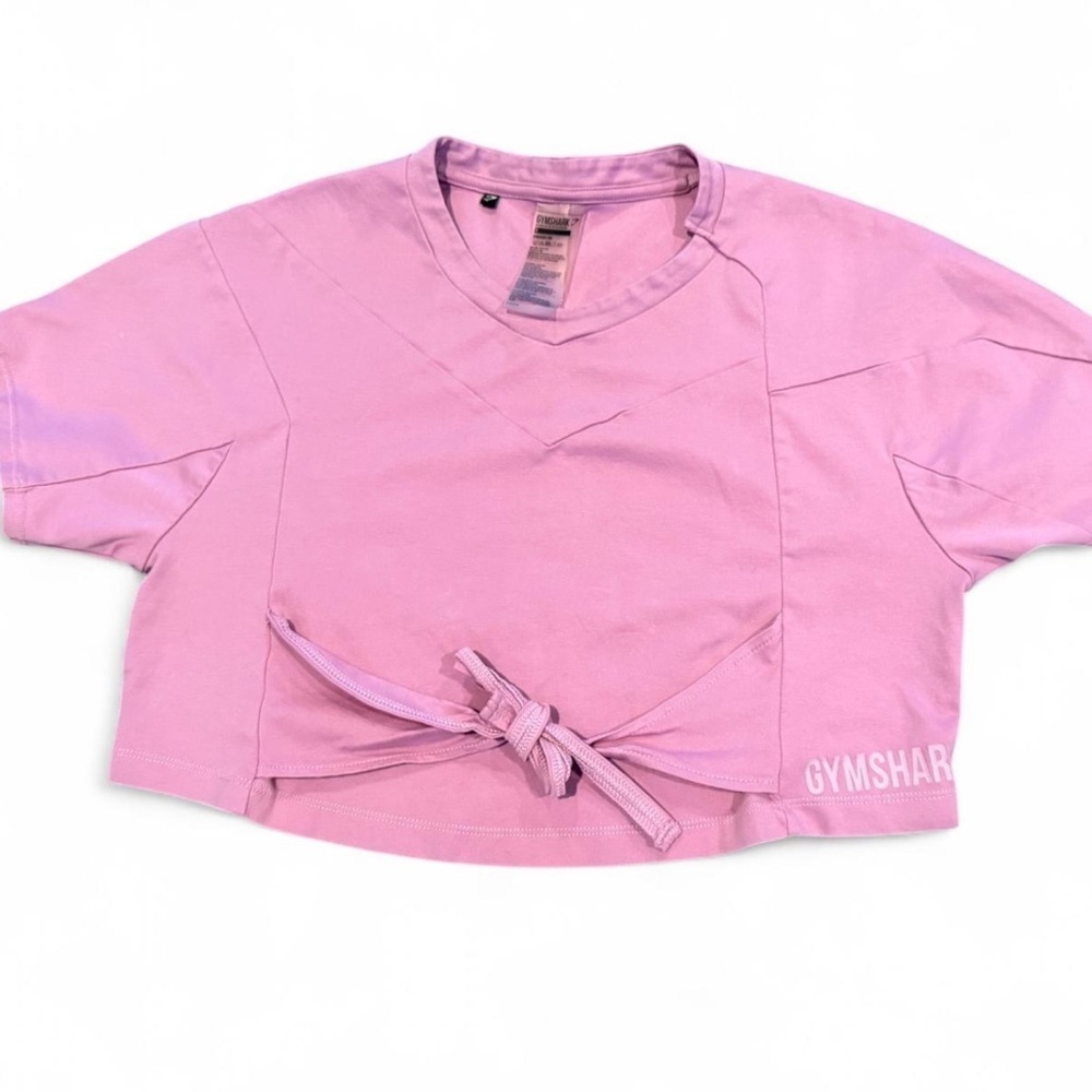 Gymshark Ori Tie Front Crop Top Women's Small